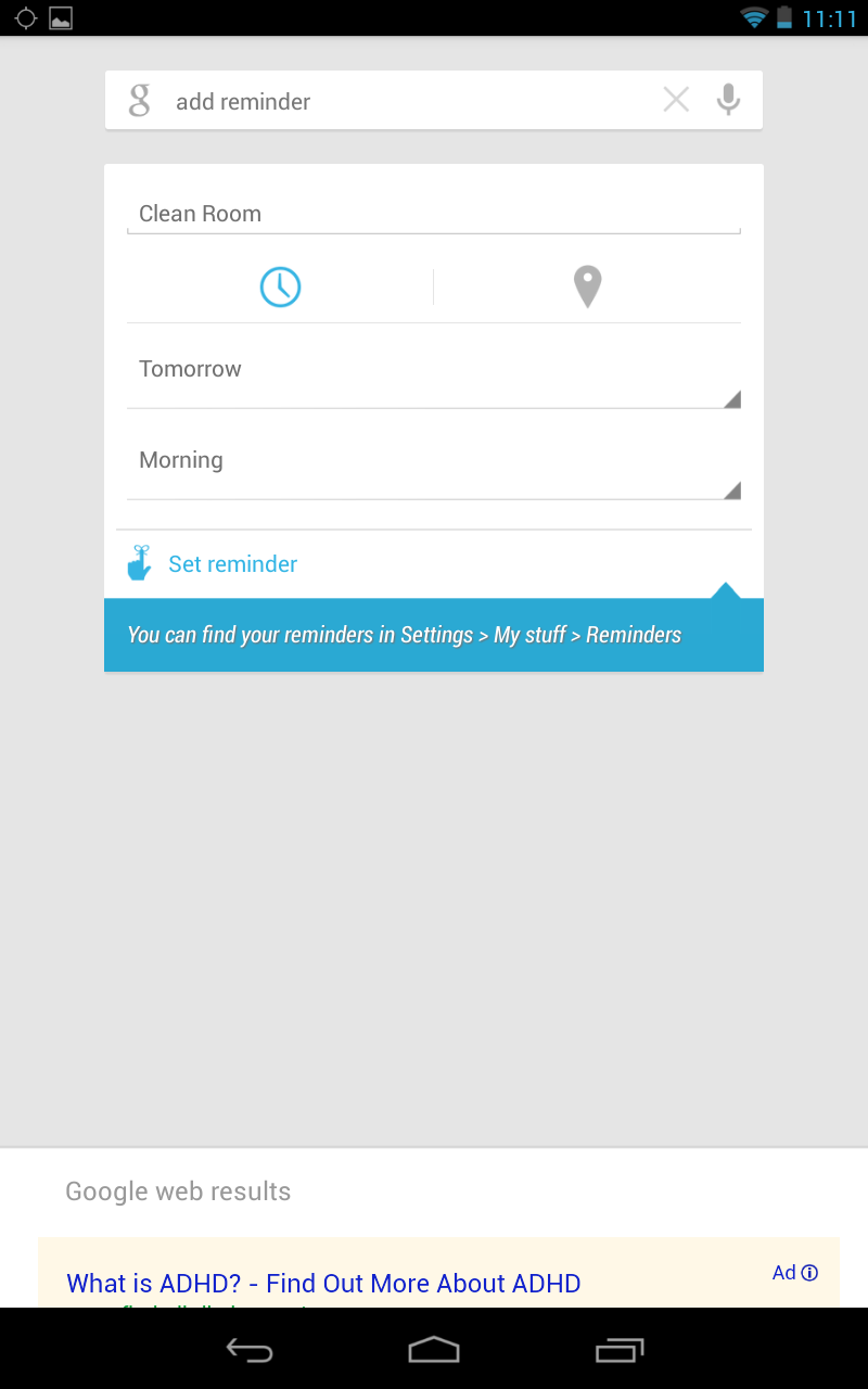 Illustration for article titled Using Google Now for Reminders